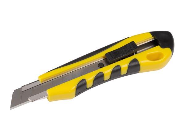 Cutter robuste avec blocage de lame automatique - 18mm