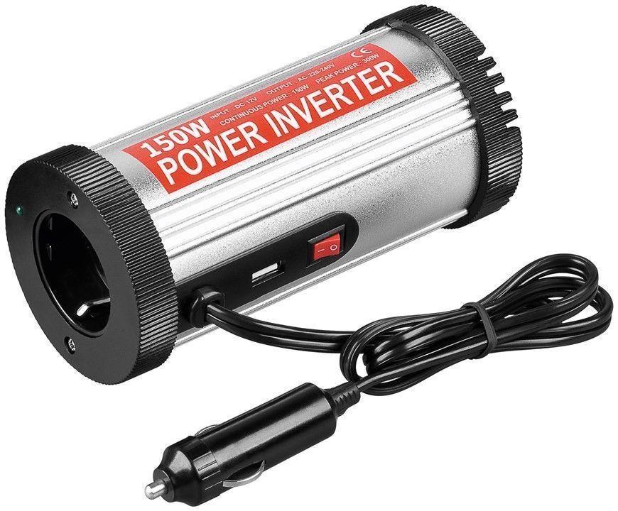 Convertisseur 12vcc / 230vac 150w auto-restart (sinusoïde modifiée) + sortie usb