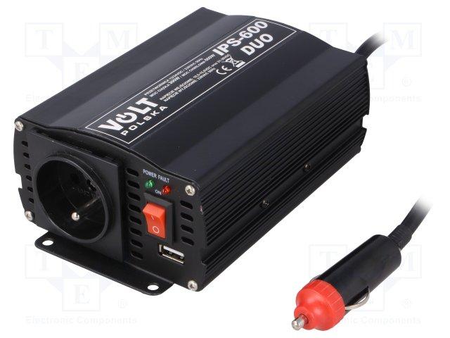 Chargeur de batterie au plomb pour voitures et motos 6V/12V 0.75A avec  connecteurs à