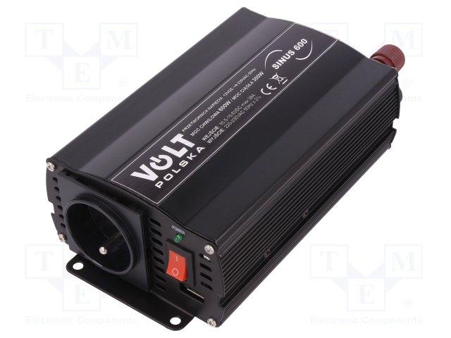 Convertisseur Pur Sinus 12V 240V (UK) - Sortie 1000 Watts + USB