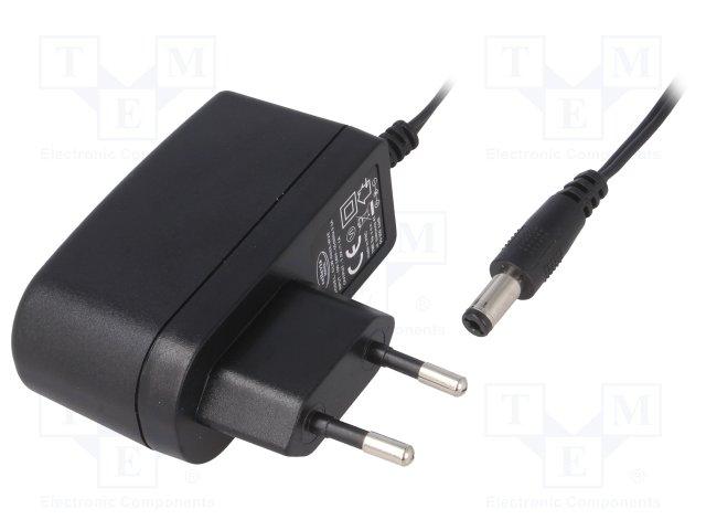 Alimentation a decoupage 100-240vac / 7.5vcc 1000ma fiche 2.1/5.5mm