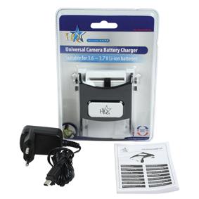 Chargeur universel batterie lion 3.6/ 3.7v pour appareil photo numérique et camescope