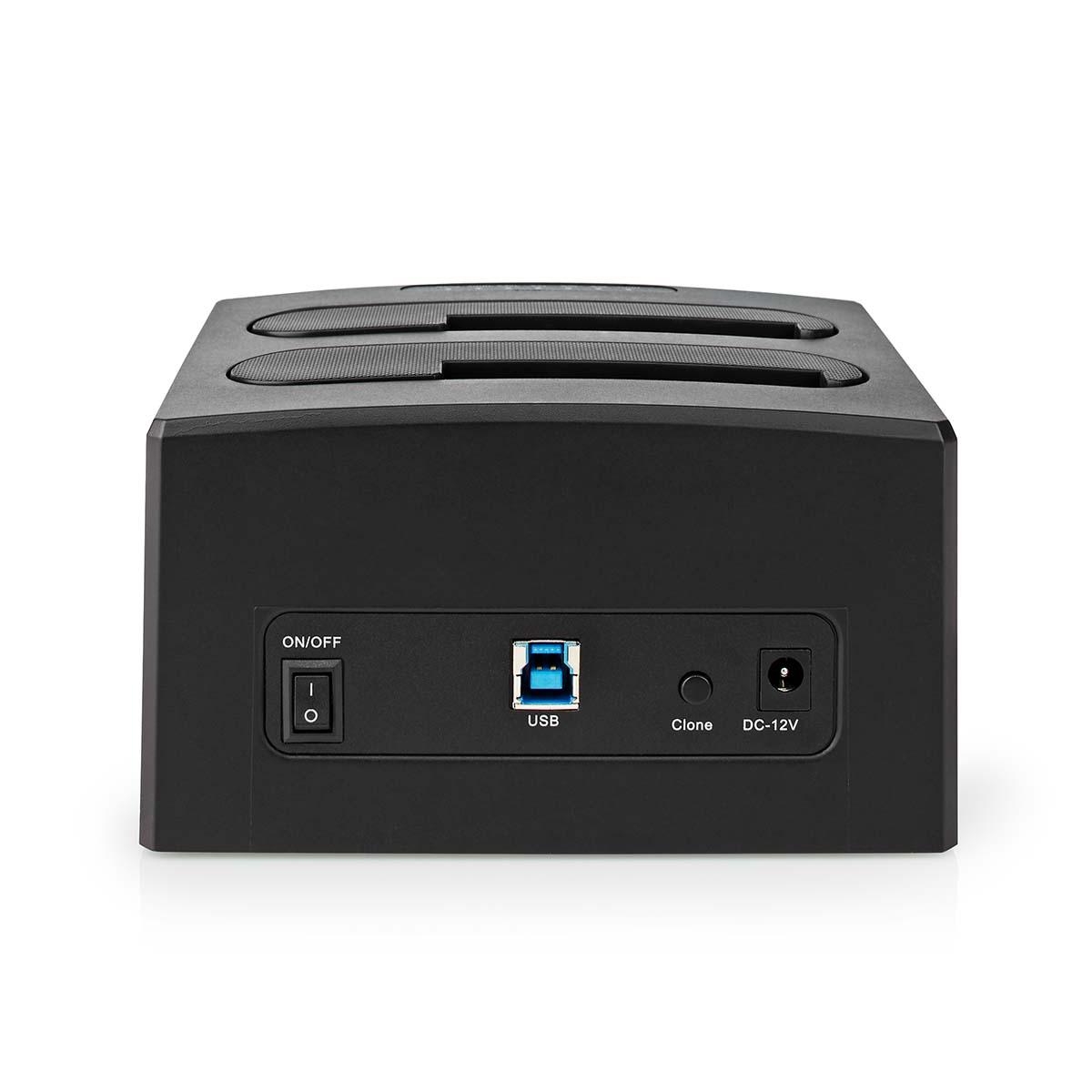 E44-Station d'accueil pour disque dur usb 3.2 gen1 / 2 disques / 2.5 et  3.5 sata iii 8to max à 49,90 €