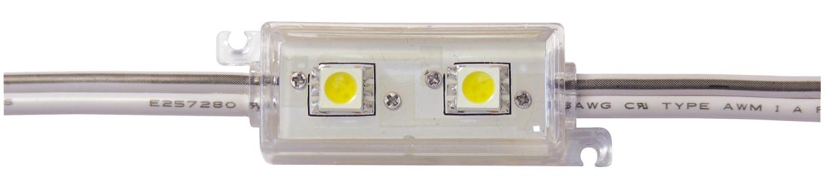 Module 2 x led haute luminosité bleu alim : 12v 40ma ip65