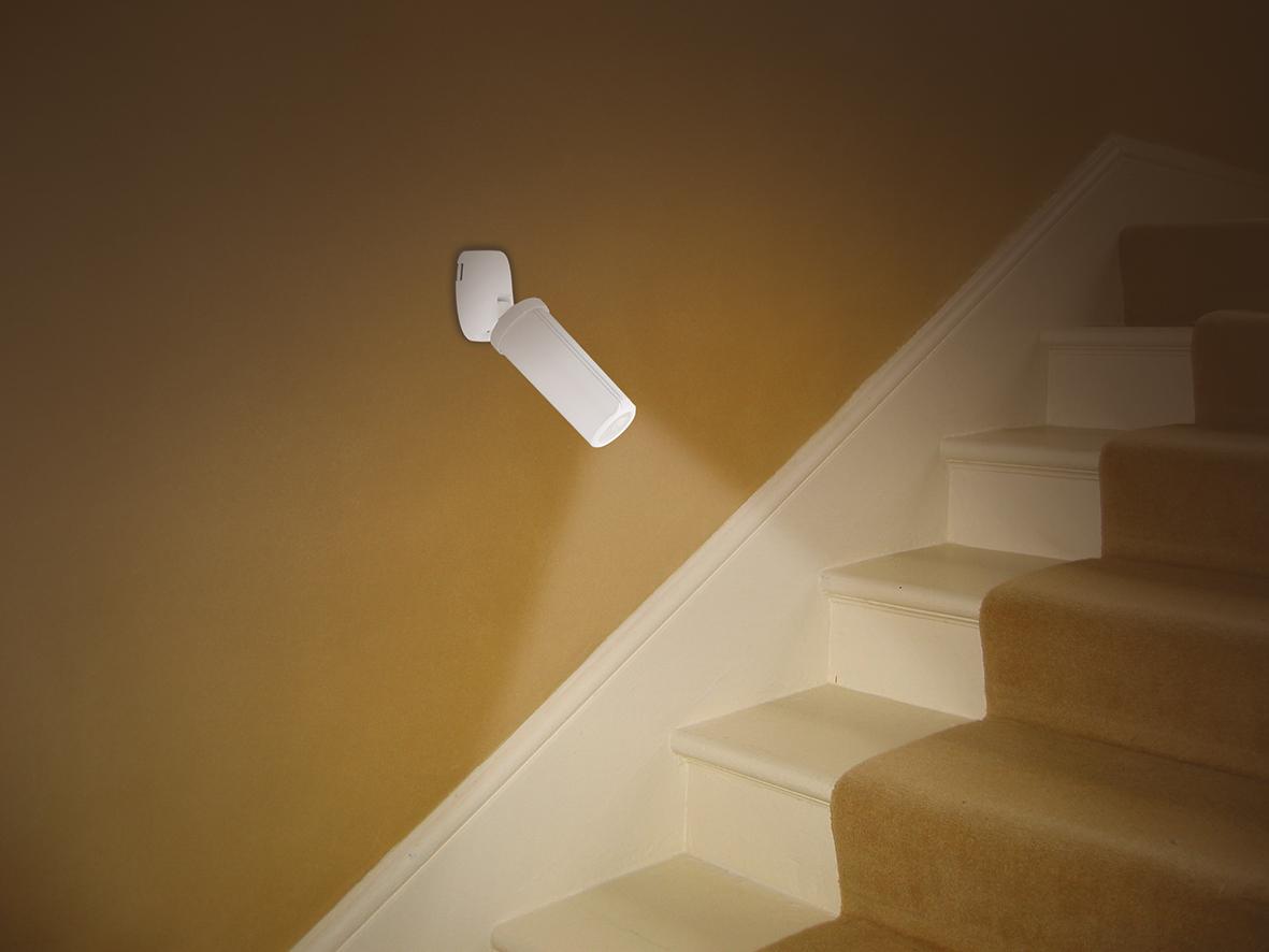 éclairage led avec capteur de mouvement, fonction lampe torche et 3 modes de lumière