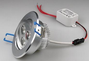 Kit spot orientable  led 3w alim: 230v