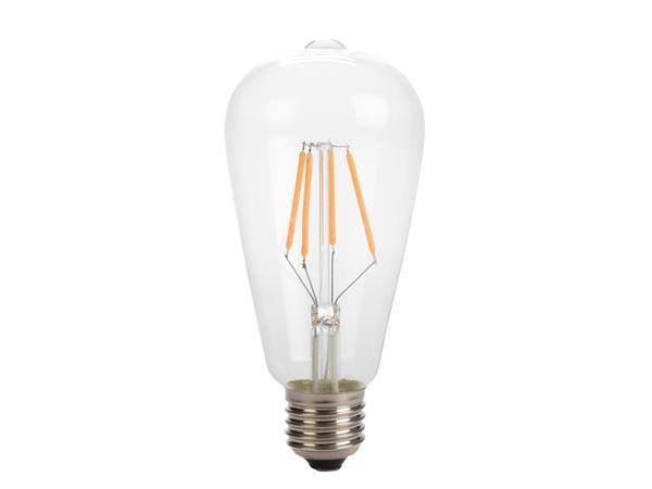 Ampoule en format ST64 à quatre filament-LED - 4 watts culot E27