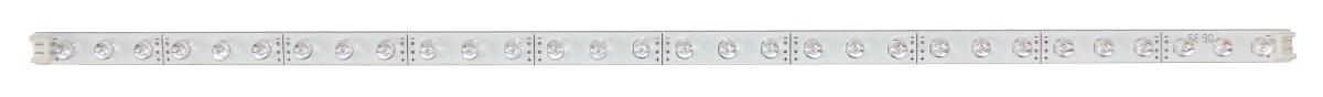 Barrette souple a leds 37.5cm 30 leds blanc chaud 3000°k  alim : 12v 200ma