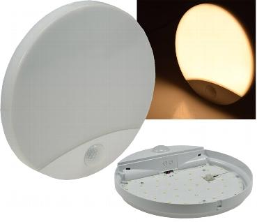 Applique murale d= 25cm  avec detecteur pir 10w 910 lumens 3000°k