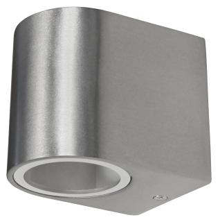 Applique murale  interieur / exterieur pour lampe a led a culot gu10 alu