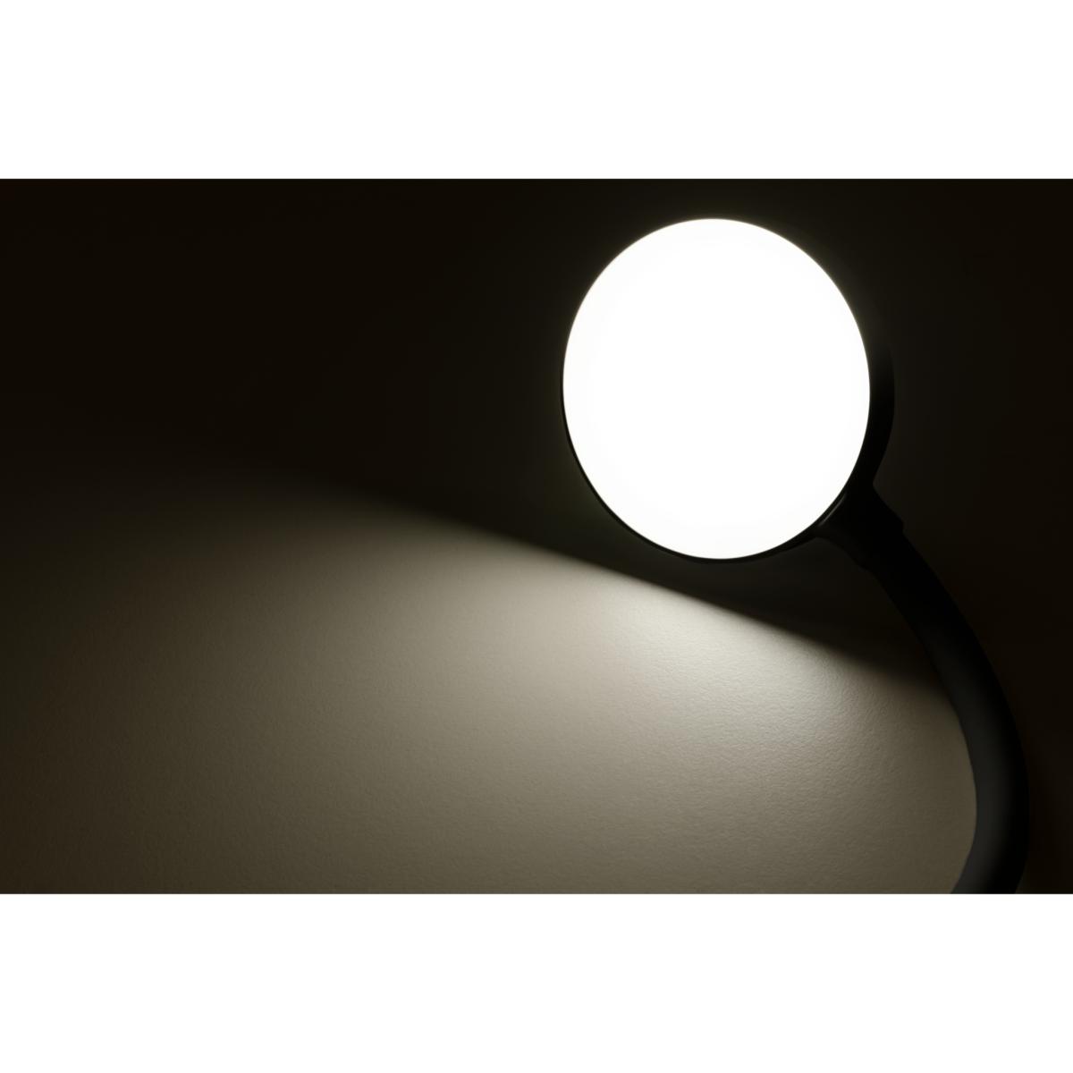 Lampe à pince led 3,3 w, 438 lm, intensité variable, blanc chaud