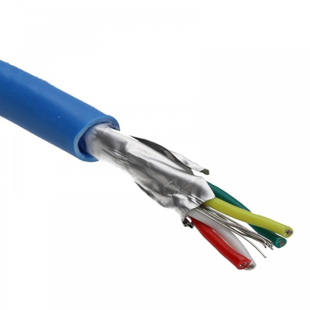 Cable dmx digital 4 conducteurs 110 ohms bleu l=1m