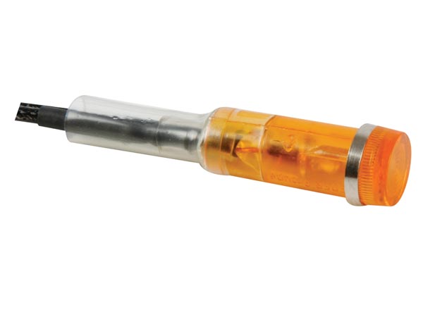 Voyant rond 9mm 220v orange