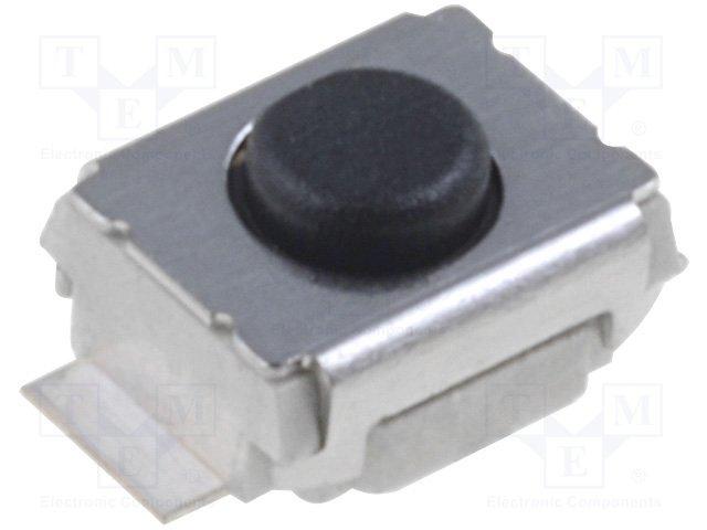 Inter a poussoir off-(on) pour ci cms sub-miniature 2.5x3mm 0.05a/24vdc