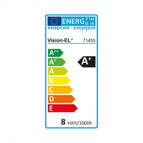 Ampoule led e27 bulb dépoli 8w 2700k blanc chaud blister x3