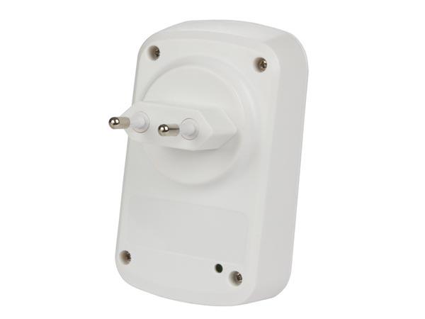 Sonnette sans fil enfichable - 1 bouton