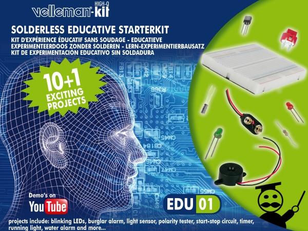 Kit d'éducation à l'électronique sans soudure