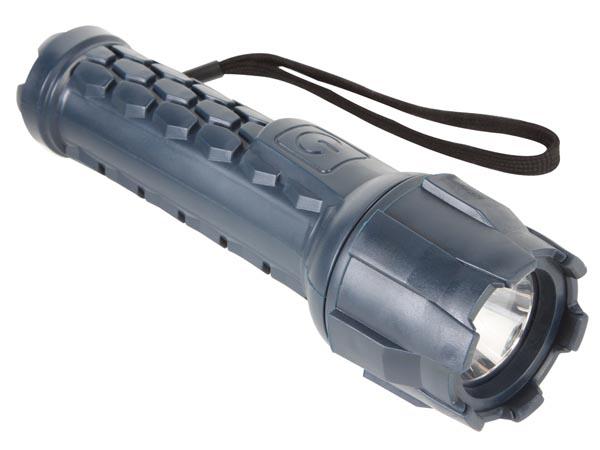 Lampe torche led en caoutchouc - led cree 1w - 70l