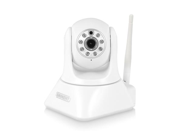 Caméra ip full hd 1080 p pan/tilt - wifi - avec application - blanc