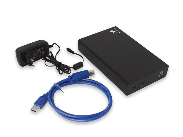 Boîtier de disque dur 3,5" sata hdd - usb 3.1