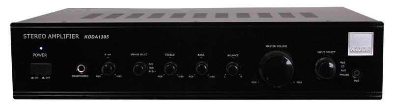 Amplificateur hifi 2x 80w 20hz - 22khz entrée ligne + phono sorties 4 hp