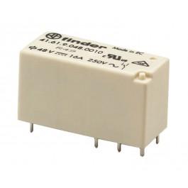 Relais miniature serie 4161 finder 12v 1rt 16a 29x13x16mm 360 ohms