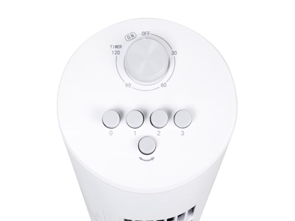 Ventilateur colonne - 3 vitesses - fonction oscillation - 60 w