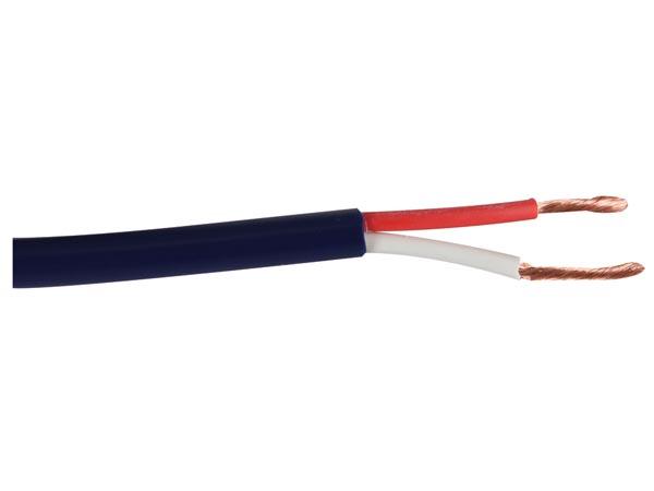 Cable haut-parleur professionnel 2 x 2.50mm? bleu