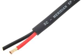Bobine de 100m de câble haut parleur rouge et noir 2X1.5mm2 éco