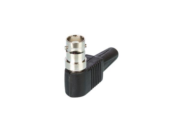Blister de 2 x fiche bnc femelle à visser coudé 90°