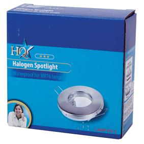 Support de lampe mr16 12v 50w max culot gx5, 3 étanche ip44