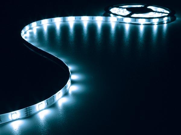 Flexible led - bleu - 150 led - 5m x 10mm - 12v 36w 440lm/m