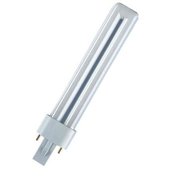 Tube fluorescent g23 7 watts 560 lumens 4000°k 27x137mm