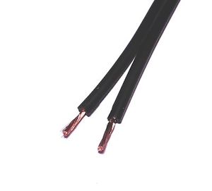 CABLE HAUT-PARLEUR - TRANSPARENT - DIAMETRE 2 X 2.5 MM2 - 100 M - setma