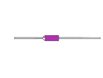 10A Fusible thermique axial à fil à montage sur CI (Fuse 10A )