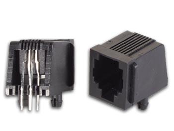 Connecteurs modulaires pour ci rj11 6p4c, version coude