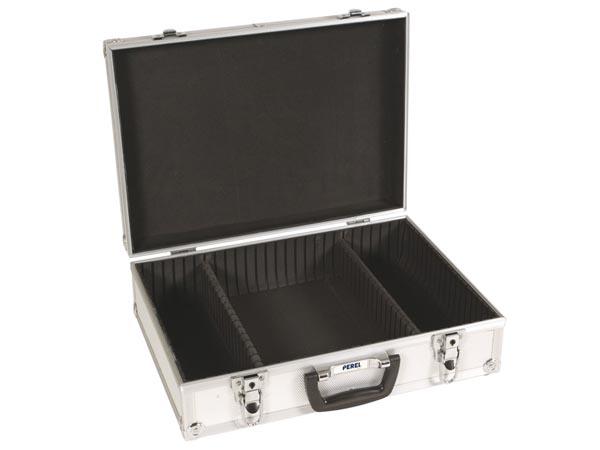 Valise aluminium 425x305x125mm avec éléments amovibles