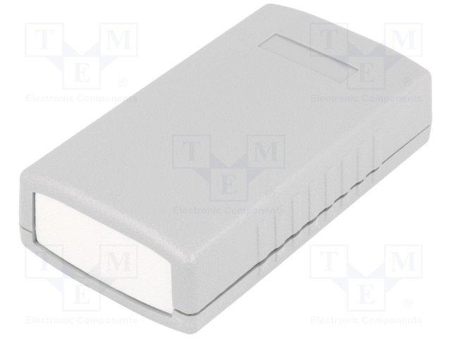 Coffret en plastique moulé - gris foncé 120 x 60 x 30mm