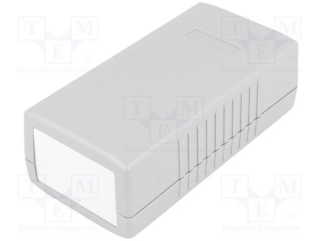 Coffret en plastique moulé - gris foncé 120 x 60 x 40mm