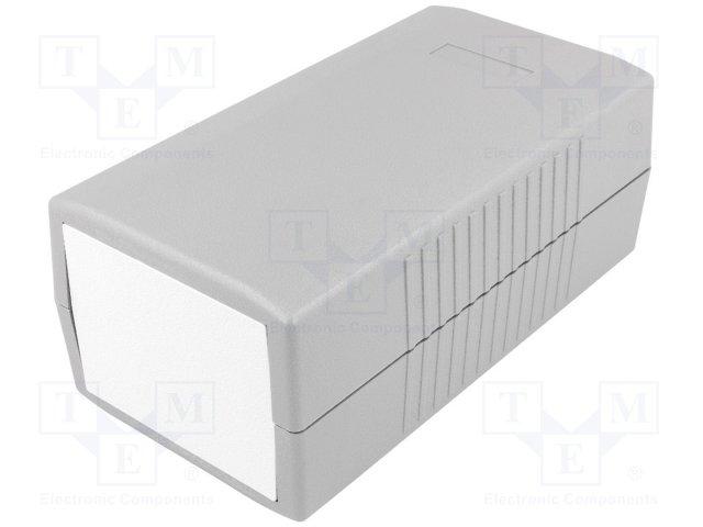 Coffret en plastique moulé - gris foncé 150 x 80 x 60mm