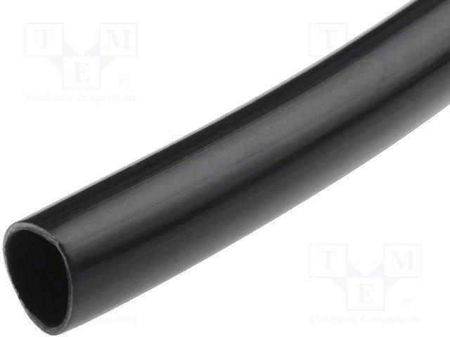 Embouts PVC Diam int. 24 Ht. 28 mm - Base large - PVC souple Noir