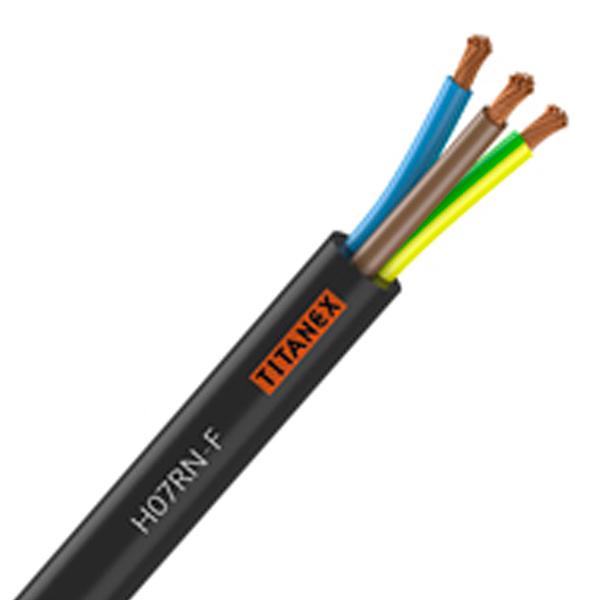 Câble nexans titanex h07rn-f 3g1.5mm² (prix au m)
