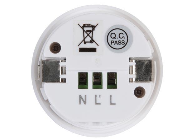 Mini-détecteur de mouvement à encastrer alim / 230v charge max / 100w