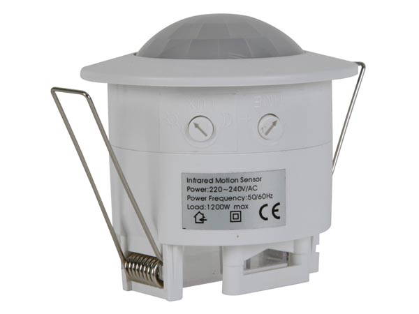 Détecteur de mouvement à encastrer alim / 230v charge max =300w