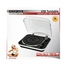 Platine vinyle usb könig