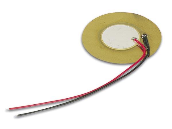 Pastille piezo 30vca 0.5-20khz d=50mm