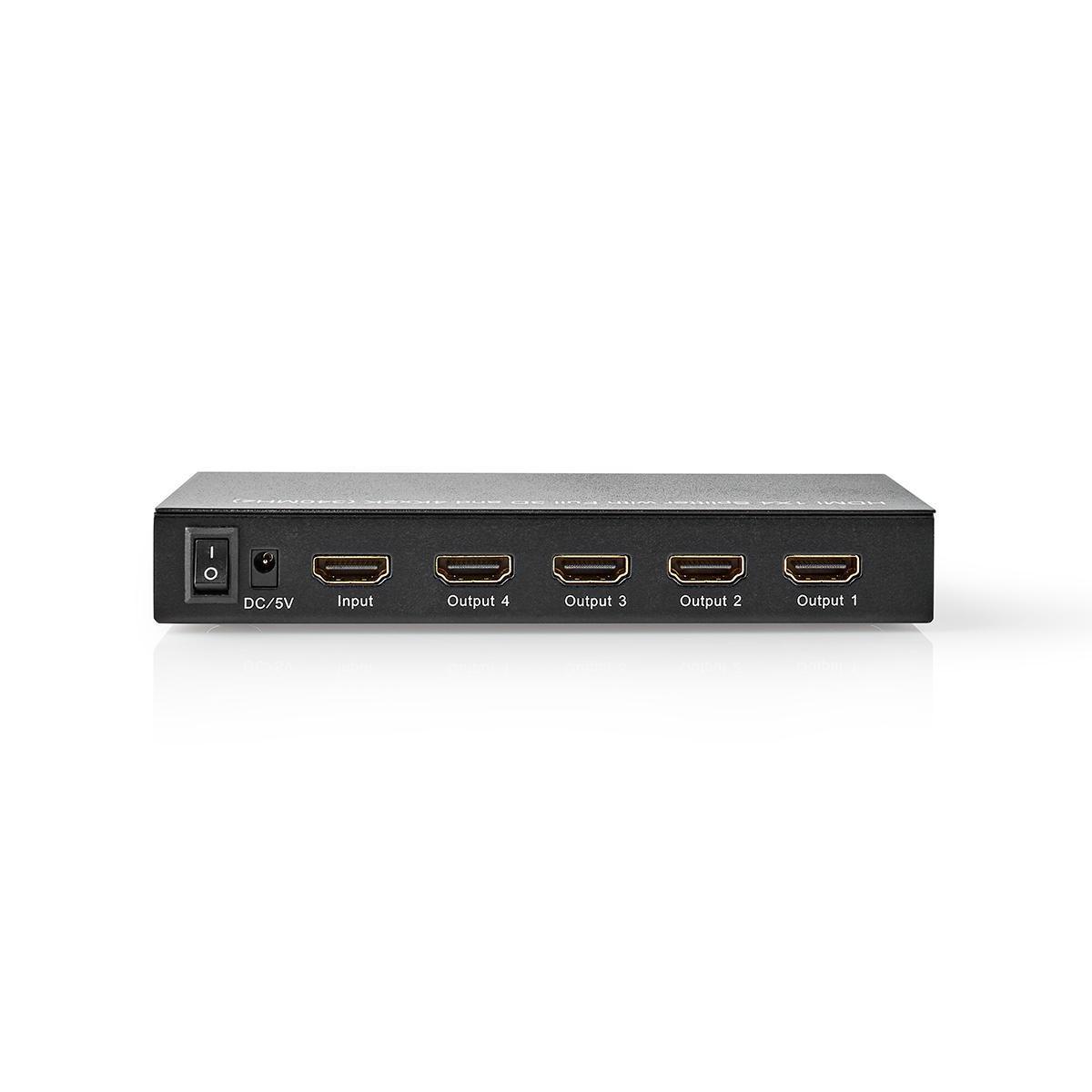 Répartiteur HDMI 1 entrée 4 Sorties, 1x4 Splitter HDMI 4K