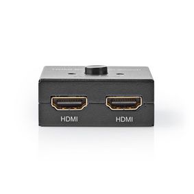 Commutateur bidirectionnel hdmi 1 entrée 2 sorties ou 2 entrées 1 sortie 4k@60hz | 6 gbps | métal