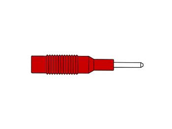 Fiche banane 5 ensemble adaptateur de prise banane PA laiton matériel  2mm/0.08in mâle à 4mm/0.16in femelle rouge noir connecteur banane :  : High-Tech