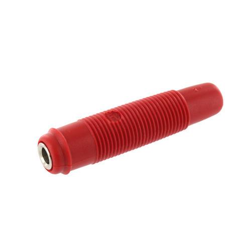 E44-Adaptateur fiche banane male 2mm vers fiche femelle 4mm - cat1 60vdc 6a  -- rouge - (mzs 2) hirschmann à 2,00 €